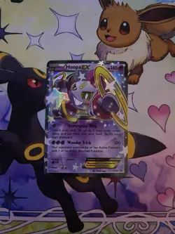 Pokemon TCG Hoopa EX XY85 XY Promo Holo Basic 140HP EX Card English - Image 1