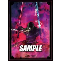 ONE PIECE Tarot Roronoa Zoro doujin Card Sleeve Protector - Image 1