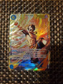 Portgas .D. Ace One Piece Carrying On His Will OP13-119 Foil Card. - Image 1