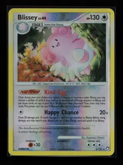Blissey 5/123 Reverse Holo Rare Mysterious Treasures Pokemon Card - Image 1