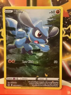 Pokemon Card Riolu GG26/GG70 Galarian Gallery Crown Zenith Near Mint - Image 1