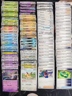 Pokemon TCG Prismatic Evolutions - Complete Base Set C/UC/Rare Holo - 100 Cards - Image 1