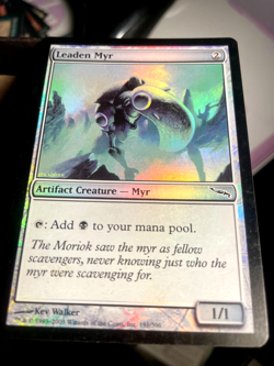 Leaden Myr Mirrodin Foil Never been used prime example must take a look!!!! - Image 1