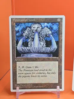 🟤🟤🟤 (4) 1995 Magic The Gathering FOUNTAIN OF YOUTH NEAR MINT 🟤🟤🟤 - Image 2
