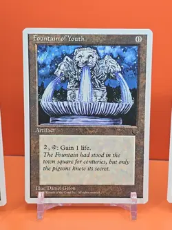 🟤🟤🟤 (4) 1995 Magic The Gathering FOUNTAIN OF YOUTH NEAR MINT 🟤🟤🟤 - Image 3
