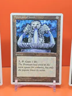 🟤🟤🟤 (4) 1995 Magic The Gathering FOUNTAIN OF YOUTH NEAR MINT 🟤🟤🟤 - Image 4