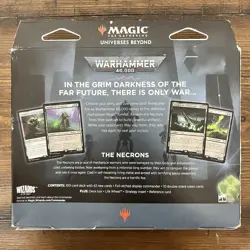 MTG Universes Beyond: Warhammer 40K Necron Dynasties Commander Deck New in Box - Image 2
