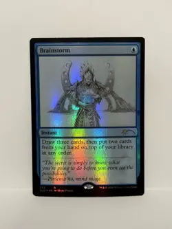 Brainstorm (582) (Sketch Showcase) SLD Rare Secret Lair Drop Foil MTG - Image 1