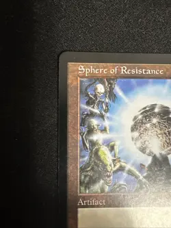 Magic the Gathering Sphere of Resistance Exodus #139 LP condition - Image 5