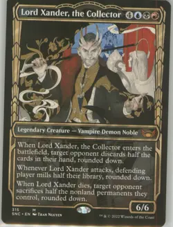 Lord Xander the Collector 315 Showcase Non-Foil Near Mint SNC MTG - Image 1
