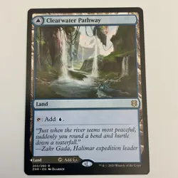 Clearwater Pathway - #ZNR-260, Magic: The Gathering Excellent - Image 1