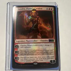 Chandra, Flame's Catalyst Core Set 2021 Foil Mythic MTG Magic:The Gathering NM - Image 2