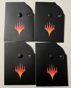 MTG Commander Life Wheel Counter Set of 4 - 40 life Spindown Wheel Magic - Image 1