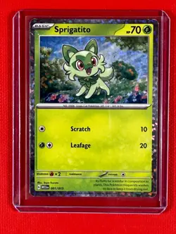 2023 Pokemon McDonald's Collection Sprigatito #001/015 - Holo - Image 1