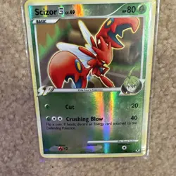 Pokemon Scizor E4 LV.49 Basic SP Holo Rising Rivals 41/111 HP80 - Image 1