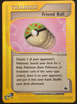 Friend Ball 126/144 Pokemon Skyridge LP - Image 1