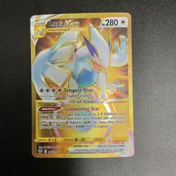 Pokemon TCG Lugia Vstar 211/195 Silver Tempest Secret Rare Gold - Image 1