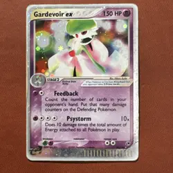 Gardevoir EX HOLO Sandstorm Pokemon TCG 96/100 HP Raw Ungraded 2003 - Image 1