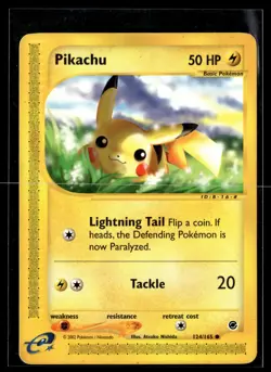 Pokemon TCG Expedition #124/165 Pikachu - Image 1