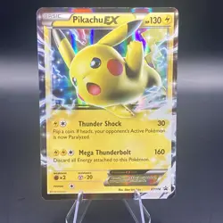 Pokemon TCG Pikachu EX Black Star Promo XY174 NM - Image 1