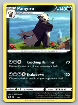 Pokemon TCG McDonald's Promos 2022 Pangoro - 13/15 013/015 - Image 1