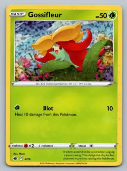 Pokemon TCG McDonald's Promos 2022 Gossifleur - 3/15 003/015 - Image 1