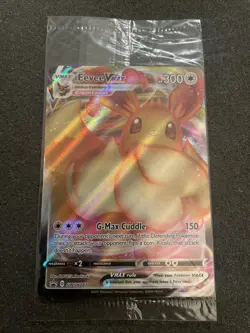 SEALED Eevee VMAX SWSH087 Black Star Promo Full Art Holo Pokemon TCG 2021 NM - Image 1