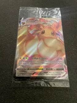 SEALED Eevee VMAX SWSH087 Black Star Promo Full Art Holo Pokemon TCG 2021 NM - Image 2