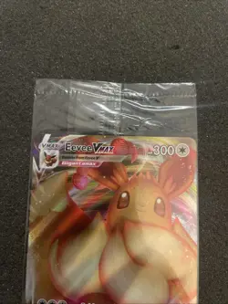 SEALED Eevee VMAX SWSH087 Black Star Promo Full Art Holo Pokemon TCG 2021 NM - Image 5