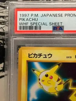 Pikachu #025 World Hobby Fair Special Sheet Promo Pokemon PSA 9 1997 Japanese - Image 2