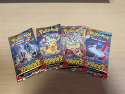 Pokemon Surging Sparks Booster Pack Full Art Set - 4 Packs - Sealed! ⚡🔥 - Image 1