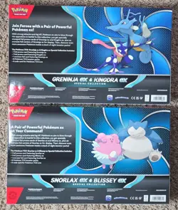 Lot of 3 Pokemon - Greninja Kingdra, Snorlax Blissey & Charizard Boxes - SEALED - Image 3