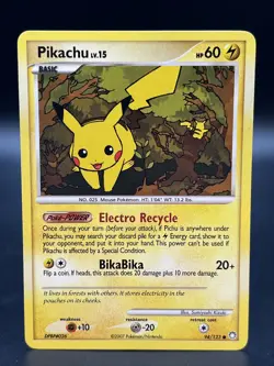 Pokemon TCG Pikachu Mysterious Treasures 94 Regular Common LP - Image 1