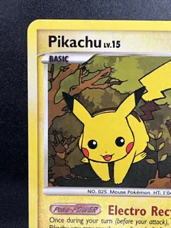 Pokemon TCG Pikachu Mysterious Treasures 94 Regular Common LP - Image 3