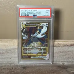 Pokemon TCG Astral Radiance Hisuian Samurott VSTAR PSA 9 Secret Rare Full Art - Image 1