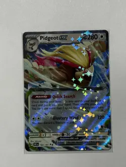 Pokemon TCG Pidgeot ex 164/197 Scarlet & Violet Obsidian Flames Double Rare Holo - Image 1
