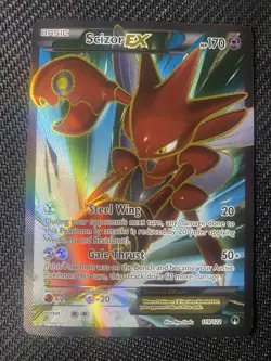 Scizor EX Full Art Ultra Rare Breakpoint 119/122 Pokemon TCG Basic Holo HP170 - Image 1