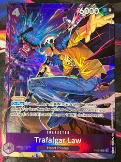 Trafalgar Law P-093 Friendly Match Battle One Piece Promo Card - Image 1