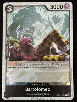 Bartolomeo OP04-089 (Jolly Roger Foil) - Premium Booster (PRB-01) - One Piece - Image 1
