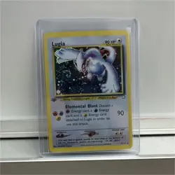 Lugia 9/111 Neo Genesis 1st Edition Holo Rare Pokemon TCG Card 2000 - Image 1