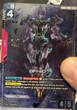 GFreD LR+ GD03-035 Steel Requiem Gundam TCG English NM Card Game - Image 1