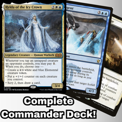 Hylda of the Icy Crown Commander Deck EDH 100 Magic Cards Custom Deck MTG Tap - Image 1