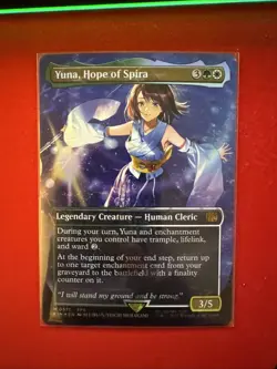 Yuna, Hope of Spira (Borderless) (Chocobo Track Foil) Final Fantasy Foil - Image 1