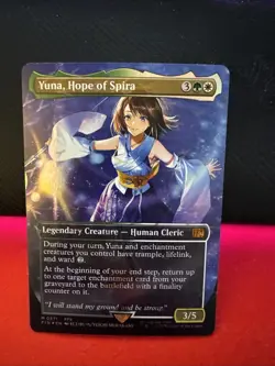 Yuna, Hope of Spira (Borderless) (Chocobo Track Foil) Final Fantasy Foil - Image 2