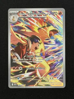 Pokemon TCG Ethan's Typhlosion Destined Rivals Illustration Rare Card 190/182 - Image 1