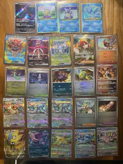 24 Japanese Modern Pokemon Card Lot EX SAR SR AR Masterball Pokeball NM - Image 1