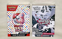 Pokemon 151 + White Flare Booster Bundle Lot. 12 Packs Total!! Ships Fast!! - Image 1