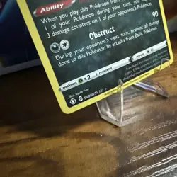 Pokemon TCG Galarian Obstagoon Holo SV080/SV122 Shining Fates Near Mint - Image 5