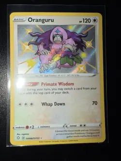 Oranguru SV098/SV122 - Shining Fates: Shiny Vault Holo Rare - Pokemon TCG (NM) - Image 1