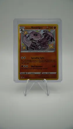 Pokemon TCG Galarian Runerigus Shiny Rare Holo SV066/SV122 Shining Fates - Image 1